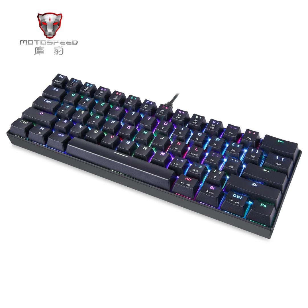  Cywulin Colorful Backlights 61keys Ergonomic
