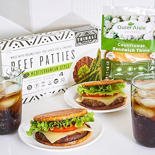 Outer Aisle Gourmet (24 pieces) Cauliflower Sandwich Thins Low Carb