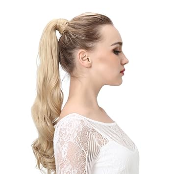 Amazon Com Remeehi Body Wave Ponytail Extension Remy Human Hair