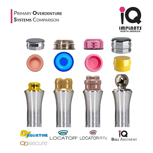 Locator Black Processing Cap 4 Pack - Implant Direct