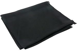Mcredy Speaker Grill Cloth,Speaker Cloth Black Mesh Fabric for Speaker Repair 170 x50 cm/66.9x19.68(LxW), Pack of 1