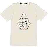 Volcom Men's Calinice Time California State Short Sleeve Heather Tee