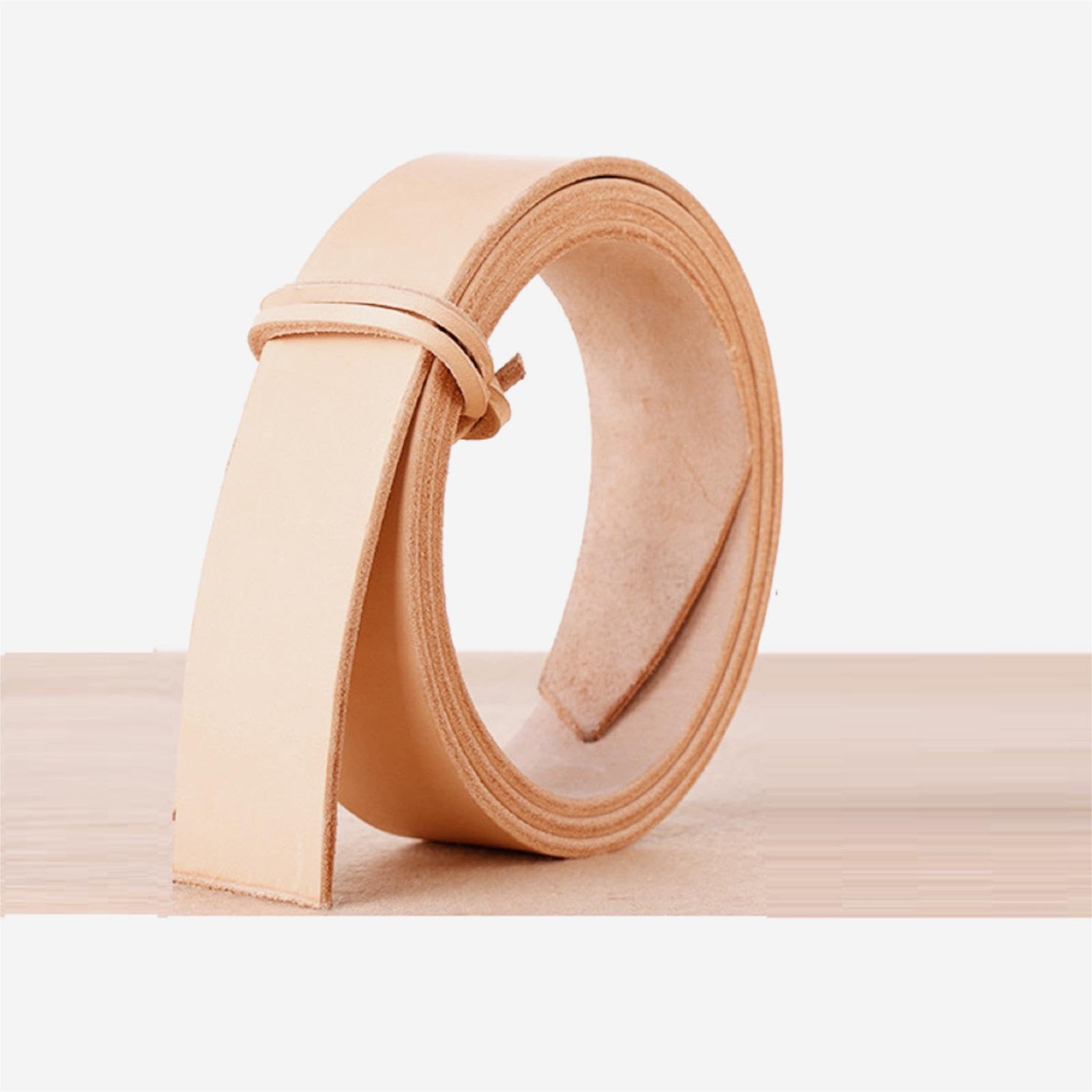 Leather Strap Strip, Leather Belt Strips, Real Leather Strip, 20MM x 80CM Genuine Leather Strips Wide Flat Leather Cord Leather Strips for Belts Crafts Making Supplies for DIY Crafts Workshop