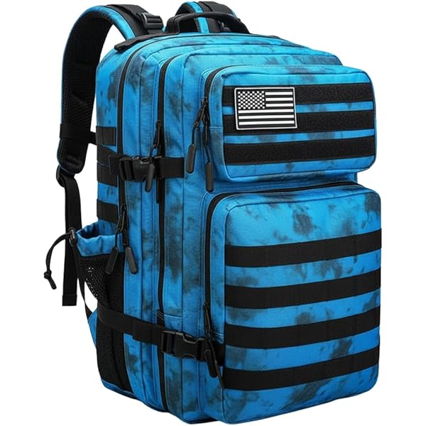 Jueachy Militaire Tactische Rugzak 30L Leger Assult Camouflage Jacht Rugzak Molle 3 Dagen Grote Rucking Rugzak voor Outdoor Sport Trekking Wandelen Reizen Camping