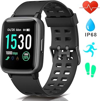 AIMIUVEI Smartwatch, Reloj Inteligente Impermeable IP68, Pulsera ...