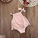 Newborn Baby Girl Infant Romper Jumpsuit Bodysuit Tutu Lace Dress Clothes Outfit (0-3 Months, Pink)