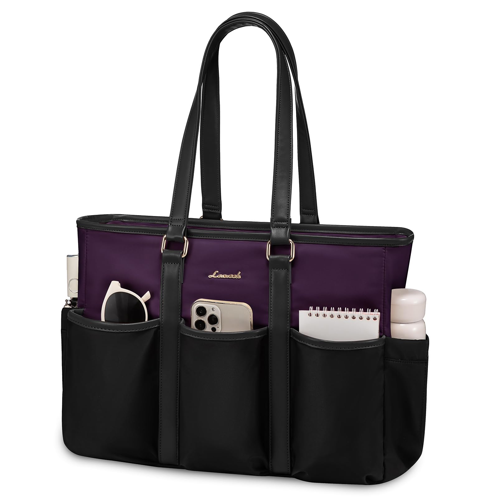 LOVEVOOK Teacher Tote Bag for Women Work, 15.6 Inch