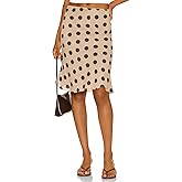 Tankaneo Womens Polka Dot Midi Skirt Summer Elastic High Waisted Skirts Sheer Mesh Going Out Vintage Flowy Skirts