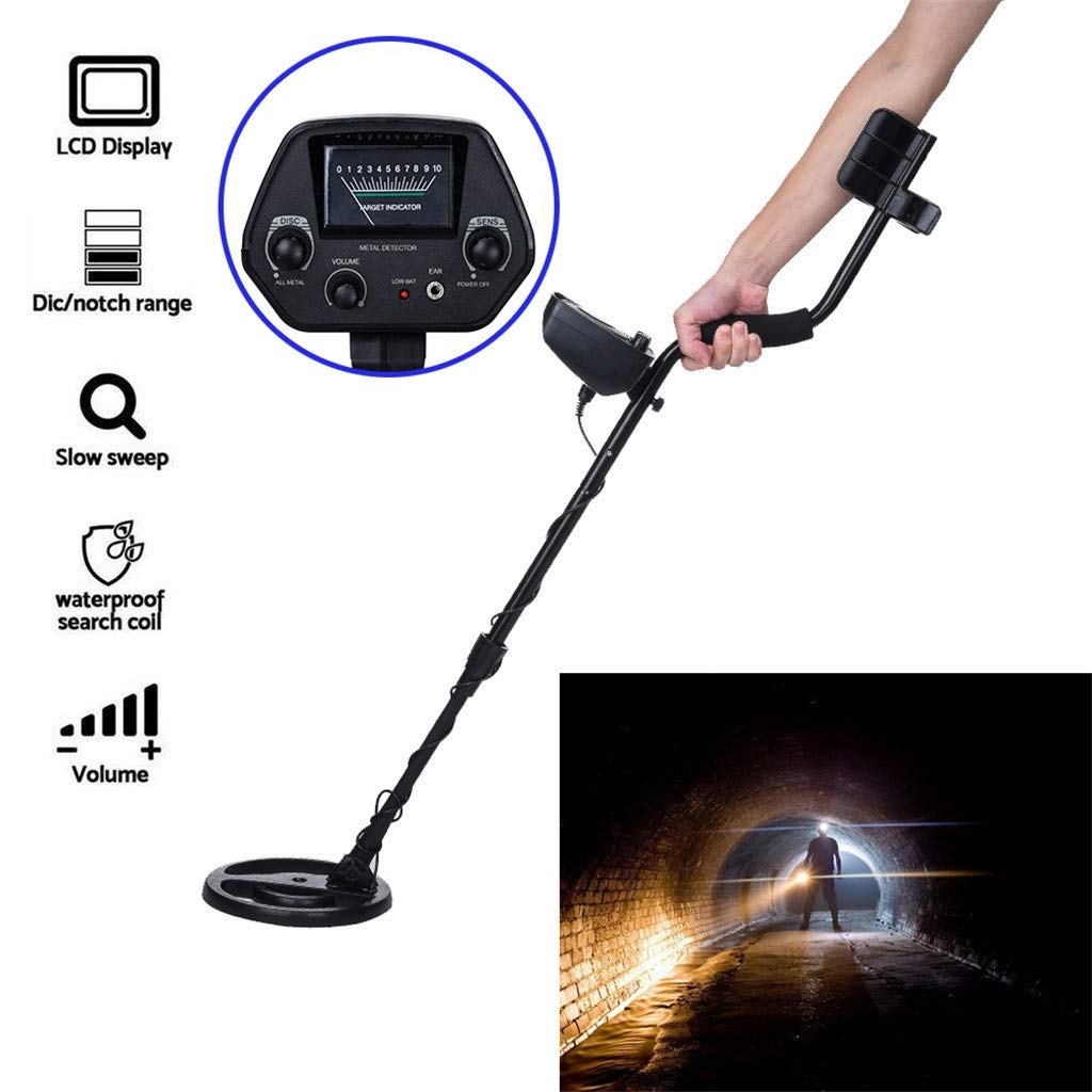 Amazon.com: Sacow Metal Detector, Beginner High Accuracy Waterproof GC-1065 Metal Detectors Suitable Adults Kids Adjustable(35
