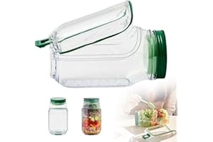 ‌ 1 Pcs the Original Salad Pod, Salad Pod Jar Side Open, Portable Salad Container, Snack Box with Lid, Suitable for Home, Out