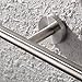 Kes Bath Double Roll Toilet Paper Holder Wall Mount Dual Tissue Hook SUS304 Stainless Steel, Brushed Finish, BPH212S2-2