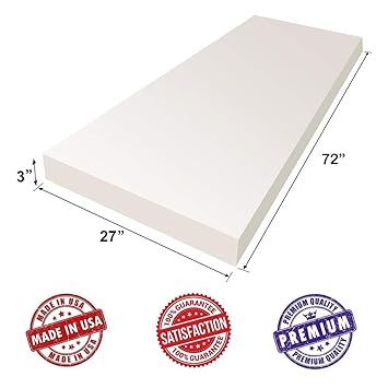 Amazon.com: Espuma de la tapicería Cojín sheet- 27