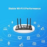 TP-Link Archer AX10 Wi-Fi 6 AX1500 Mbps Gigabit Dual Band Router OneMesh view 4