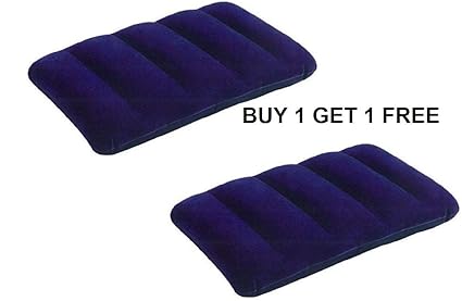 R Brother Buy 1 Get 1 Free Large Navy Blue Inflatable Pillow