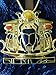 bonballoon Scarab Metal Necklace Pendanat Jewelry XL Enameled Egyptian Handmade Pharaoh Handmade Egypt Pharaoh’s Costume Accessory luck Ethnic Beetle Souvenir 102