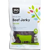 365 by Whole Foods Market, Grass-Fed Beef Jerky, Teriyaki, 8 Ounce