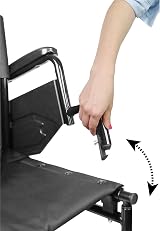 PEPE Mobility Lightweight Folding Wheelchair Adults Steel Frame view 5