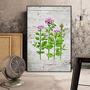 Floating Framed Canvas Wall Art for Living Room, Bedroom Plant Canvas Prints for Home Decoration Ready to Hang - 16x24 inches