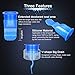 yotache Drain Backflow Preventer, One Way Valve for Pipes Tubes in Toilet Bathroom Floor Drain Seal Keep Out Smell, 1-3/4