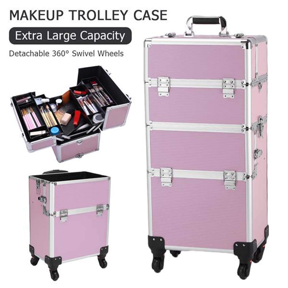 Best Rolling Makeup Case 3 In 1