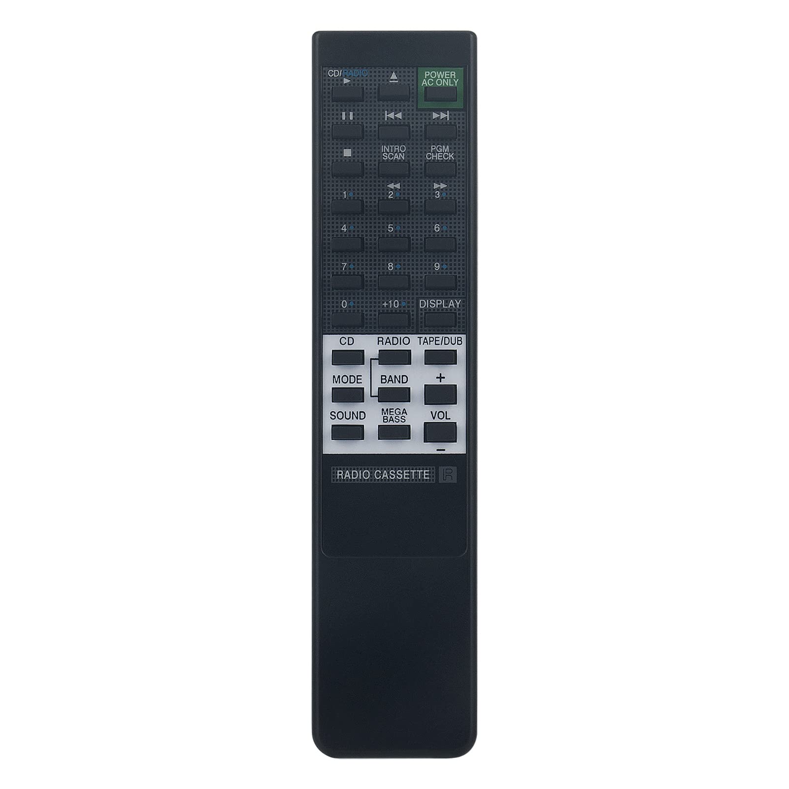 VINABTY RMT-C768 Replacement Remote Control Compatible with Sony Audio System CFD-255 CFD-265 CFD-758 CFD-768 CFD255 CFD265 CFD758 CFD768