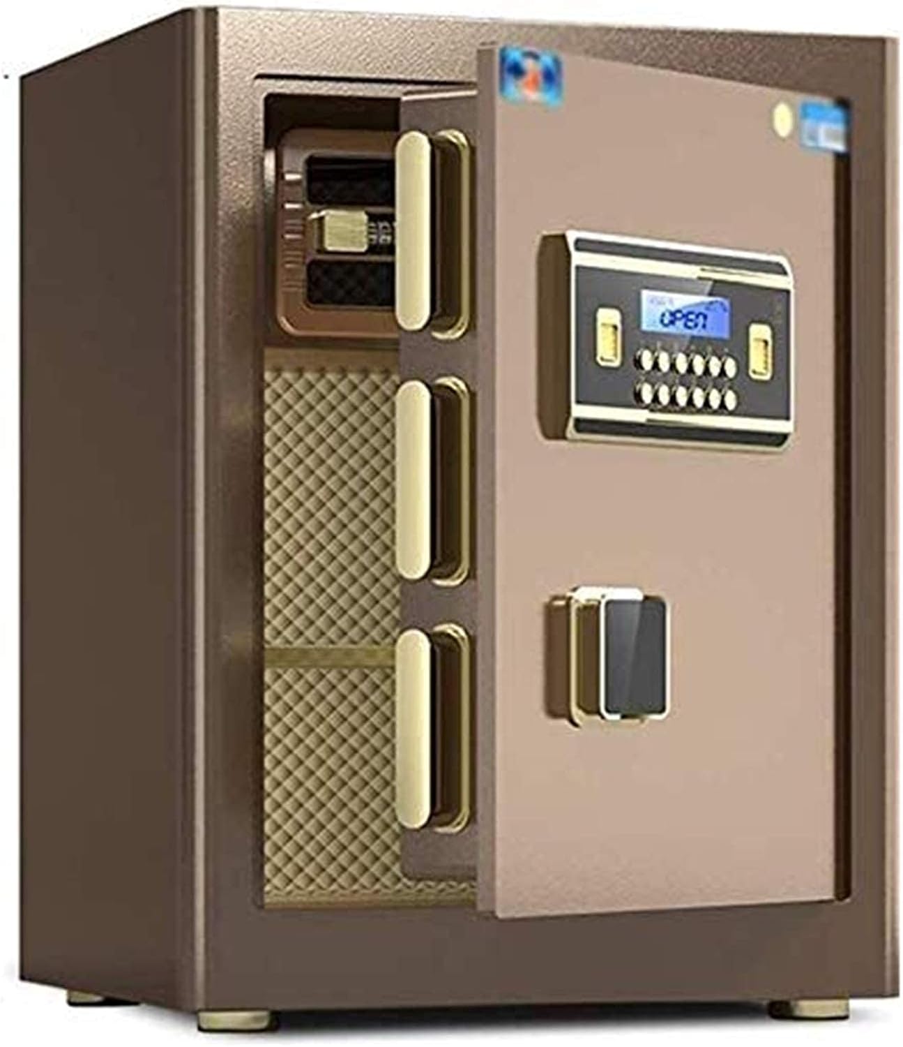 Electronic Steel Fireproof Lock Box Digital Security Safe Box for Home