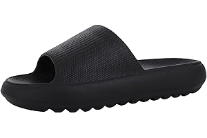 COMWARM Pillow Slide Sandals for Women Men Ultra Comfort Cloud Sandals Recovery Rubber Slippers