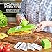 Mandoline Slicer - Premium Vegetable Potato Slicer Grater - Cutter for Tomato, Onion, Cucumber, Zucchini Pasta, Cheese - Julienne Veggie Peeler Chopper - Food Storage, 5 Blades & Hand Protector