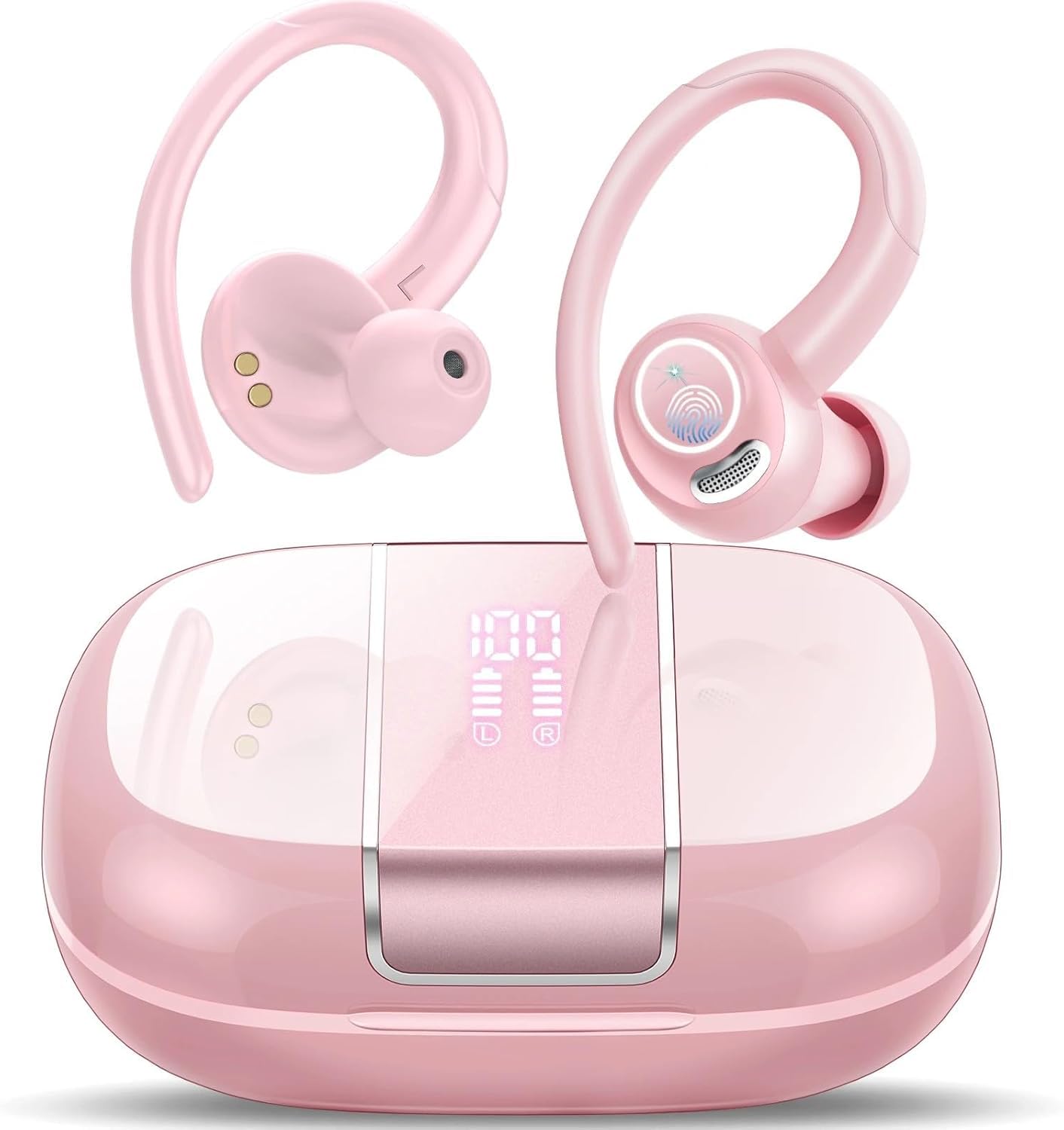 Photo 1 of VKROBAG Wireless Earbuds Bluetooth 5.3 Headphones Sports Pink