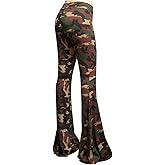 ShopMyTrend SMT Women's High Waist Wide Leg Long Palazzo Bell Bottom Yoga Pants
