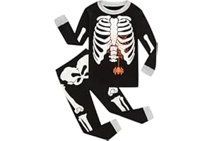 Little bety Cotton Long Sleeve Boys Halloween Pajamas Toddler Boys Holiday Pjs