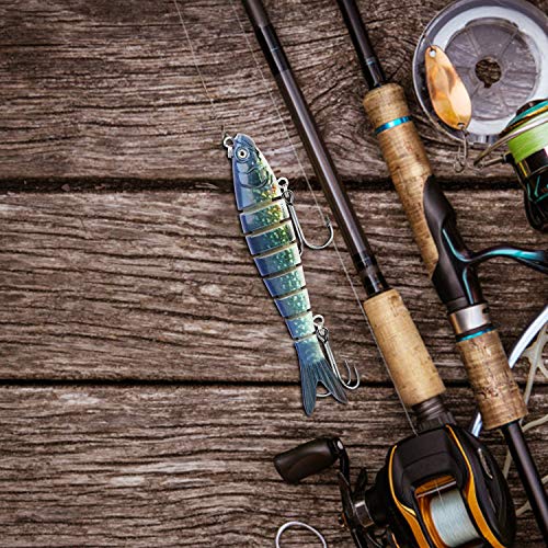 SHINEFISH Fishing Lures Multi Jointed Swim baits Slow Sinking bass