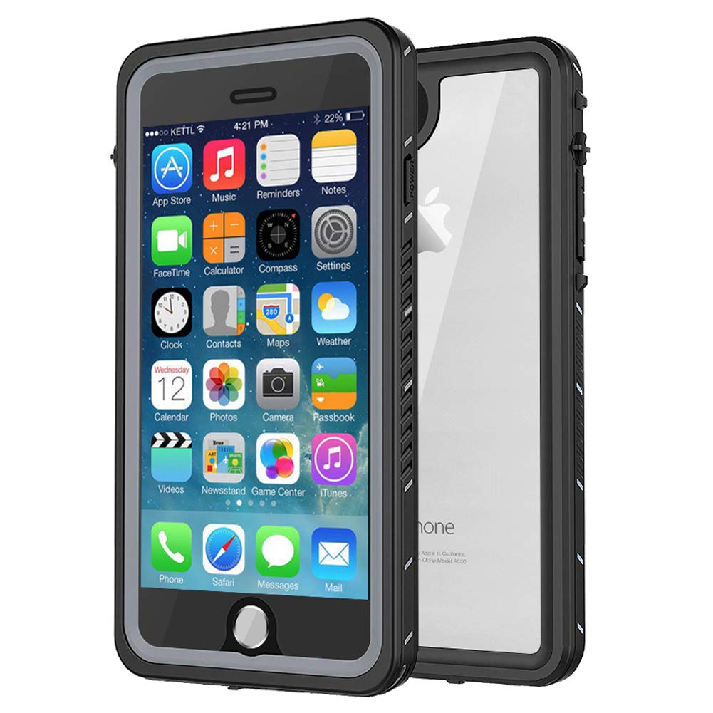 IEVEI Waterproof Case for iPhone 7 Plus/8 Plus 5.5inch, Shockproof Underwater Case with Floatable Strap