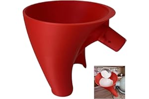 2025 Flour Funnel for Kitchen Aid Mixer, Easy Pour No-Mess Attachment, Anti-Splash Accessory, Fits Tilt-Head 4.5–5 (KSM150), 