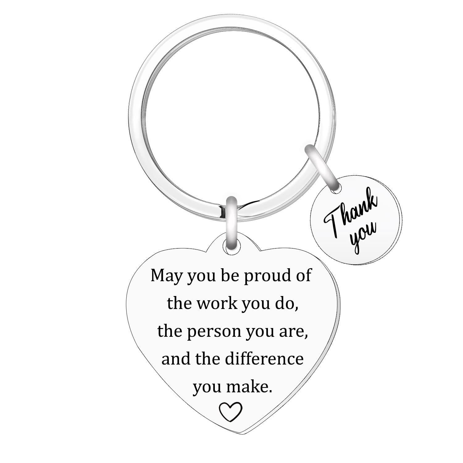 Thank You Gifts for Coworkers Women Men Keychain Jewellery May You Be Proud of The Work You Do Keyring Keychain