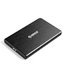 ORICO USB3.0 to SATA III 2.5" External Hard Drive Enclosure for 7mm and 9.5mm 2.5 Inch SATA HDD/SSD Tool Free [UASP Supported] Black(2189U3)