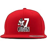 Mountee Apparel Snapback Bijan Robinson 7 Atlanta Hat Red