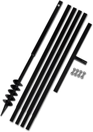 Vidaxl Beche Et Tariere Manuelle 80 Mm Avec Rallonge Meche Tariere 5 M Beches Tarieres Amazon Fr Bricolage