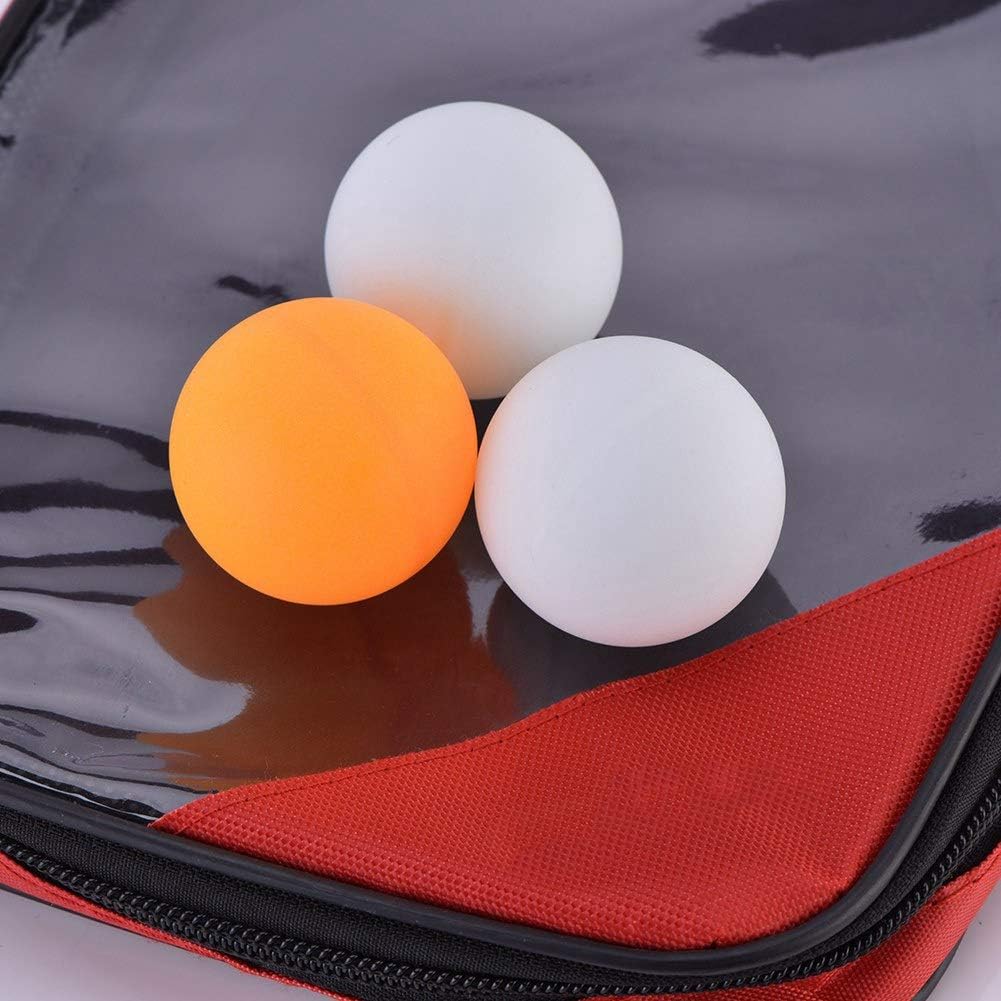 VGEBY1 Ping Pong Paddle Set Table Tennis Racket for 2 Players with Portable Cover Case for Indoor Outdoor palying : Sports & Outdoors