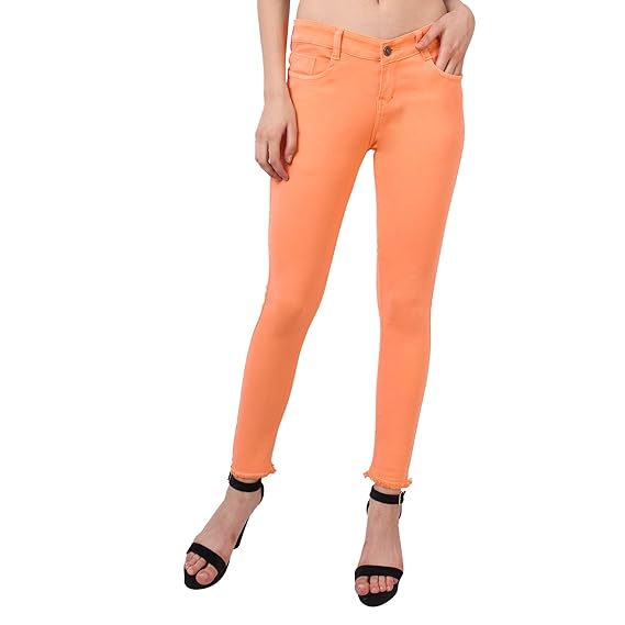 orange jeans amazon