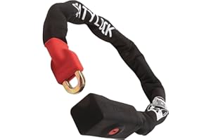 Seatylock Viking Bike Chain Lock with Key - Magnetic Patented Sold Secure Gold Rated - Heavy Duty Anti Theft - Smart Ultra Security Bicycle Lock (35.4 Inch)