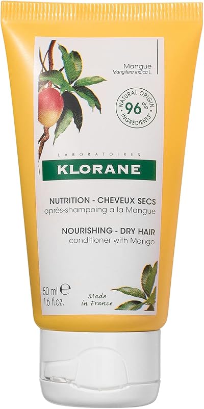 Klorane Nourishing Mango Butter Conditioner Dry Hair Travel Size 50ml