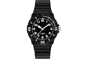 Facasu Kids Analog Watchfor Boys Girls,50M Waterproof Children Quartz Watch,Soft Strap,Easy to Read Watch for Kids,Learn Time Watch Ages 4-12