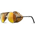 Julbo Cham Glacier Sunglasses for Men & Women w/Removable Leather Side Shields for Mountaineering, Hiking, Skiing, and Snow