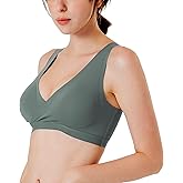 Mamaway Silky Crossover Nursing Maternity Wireless Bra, Smooth, Soft, Cooling, No Buckle, No Show for Sleeping Breastfeeding