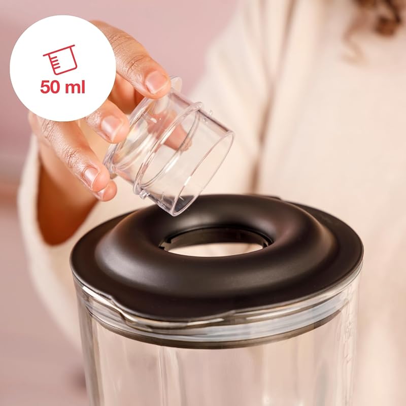 - Frullatore a bicchiere Promixter 2000 W | Caraffa in vetro 1,5 L | 5 velocità + PULSE | 6 lame in acciaio inox | Tritaghiaccio