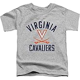 University of Virginia Official Uva Cavaliers Logo Unisex Toddler T Shirt,Athletic Heather, 3