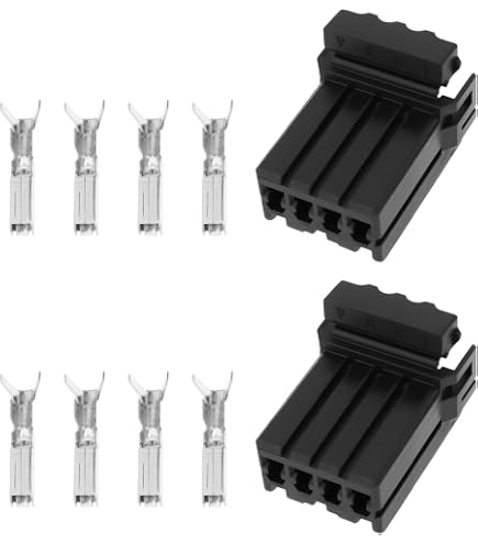 Amazon.com: SING F LTD 2 Sets Connector Plug Socket 6 Wire
