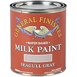 General Finishes Water Based Milk Paint, 1 Quart, Seagull Gray