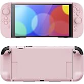PlayVital Hard Case for Nintendo Switch 2 with Extra Stand &amp; Thumb Grip Caps | Split Design, Dockable Protective Full-Body Shell Cover for Nintendo Switch 2 | Solid Color Series, Cherry Blossoms Pink